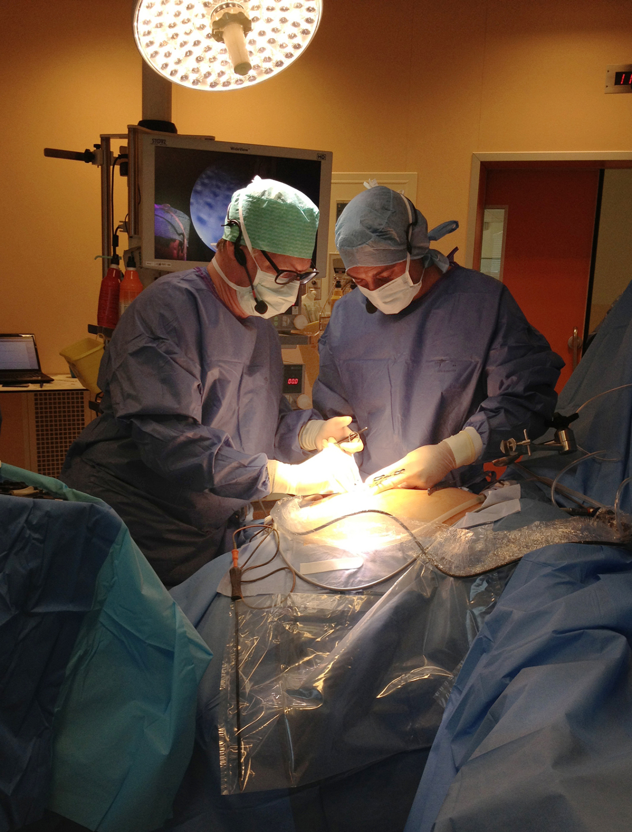 Doctors in Operation Theatre.